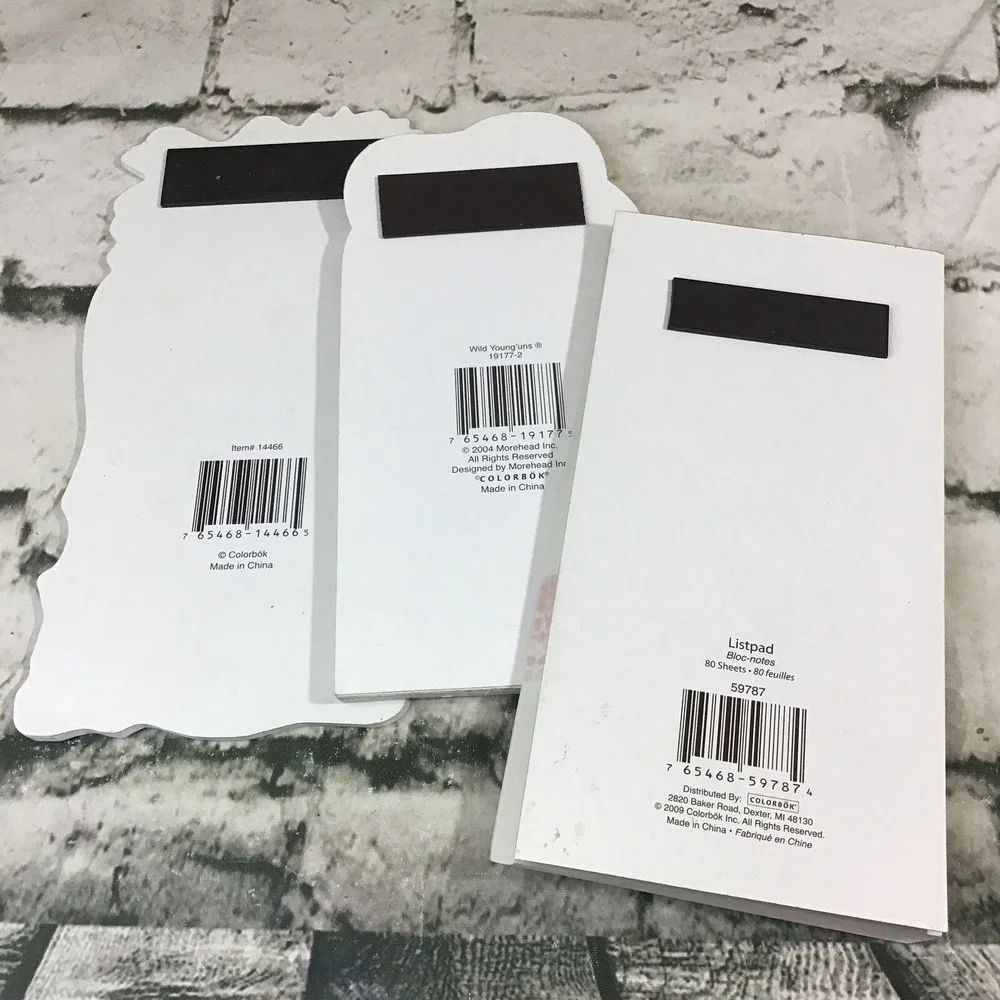 Colorbok Magnetic List Pads Note‎ Pads Lot Of 3 Baby Seals Lets Getting Hopping